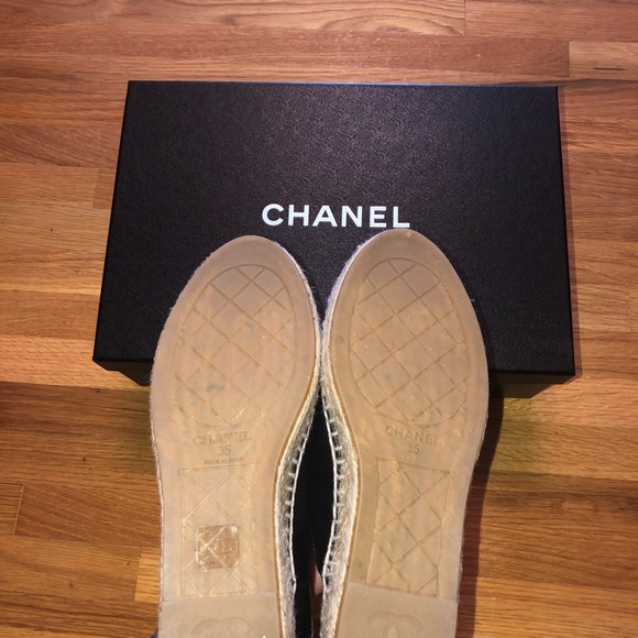 Chanel Authentic espadrilles Black new - Picture 4 of 8